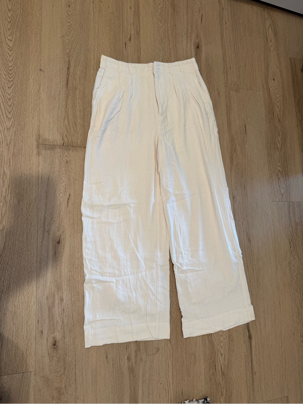 Z Supply Soft Cream Wide-Leg Pants